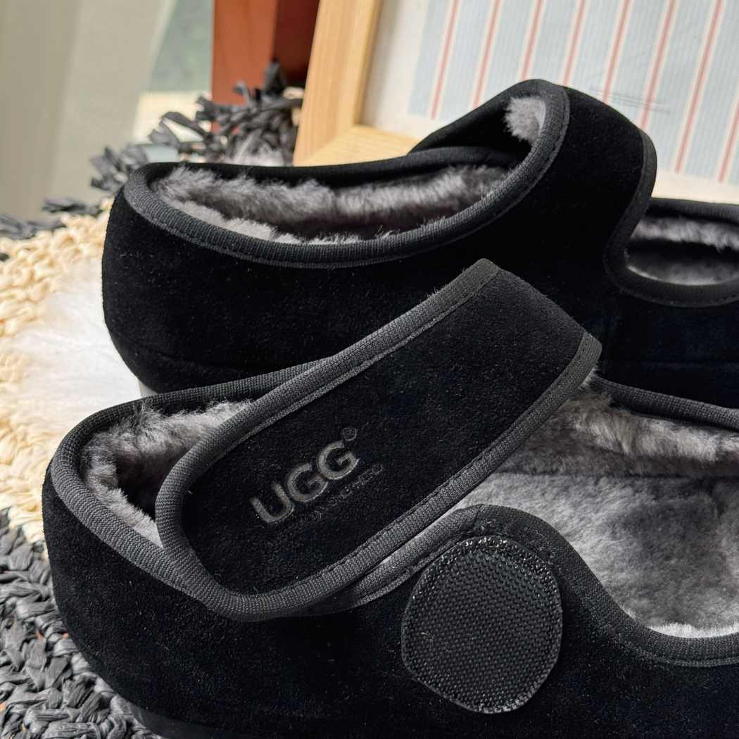 AUSTRALIAN SHEPHERD® UGG Slippers Sheepskin Wool Adjustable Strap Mary Jane Millie AS 7022