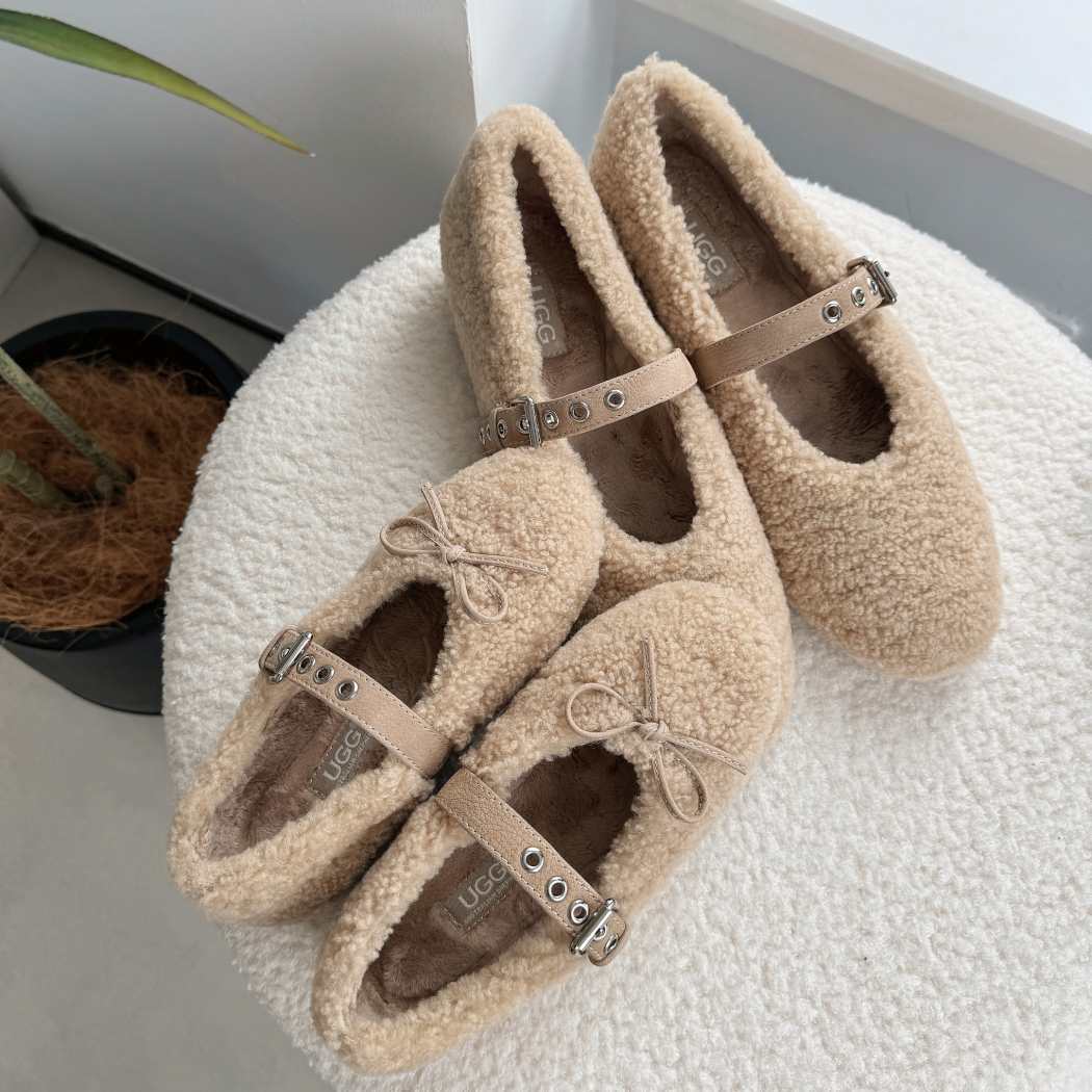 AUSTRALIAN SHEPHERD® UGG Women's Bouclé Wool Slippers Melie Curl AS 7048