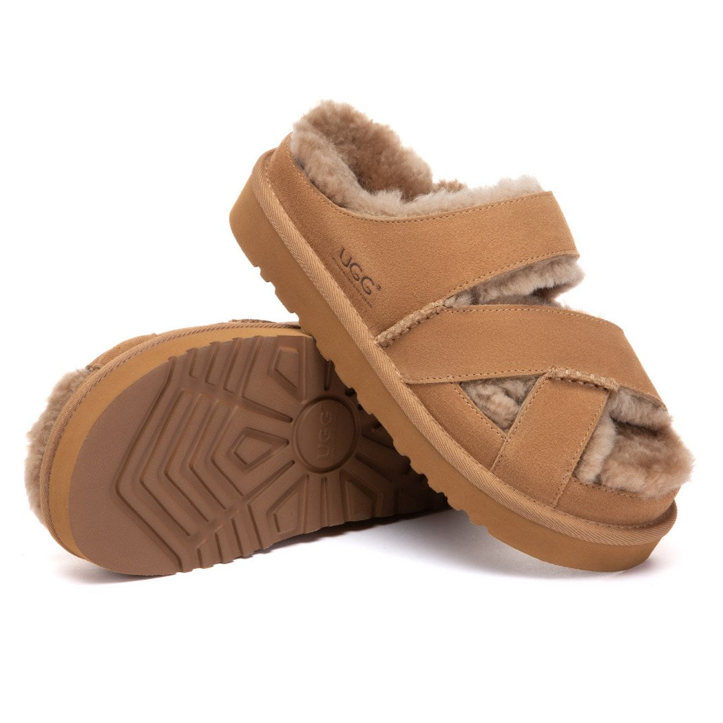 AUSTRALIAN SHEPHERD® UGG Platform Slippers Merro AS 7058