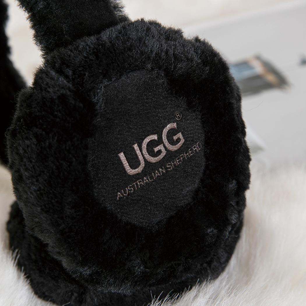AUSTRALIAN SHEPHERD® UGG Kids Adjustable Sheepskin Wool Earmuff Connie ASA 016