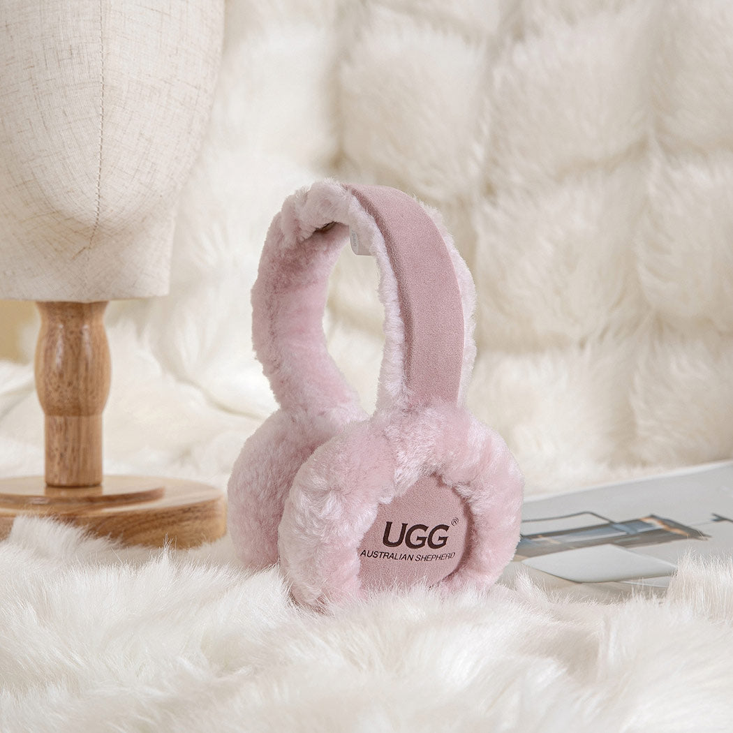 AUSTRALIAN SHEPHERD® UGG Kids Adjustable Sheepskin Wool Earmuff Connie ASA 016