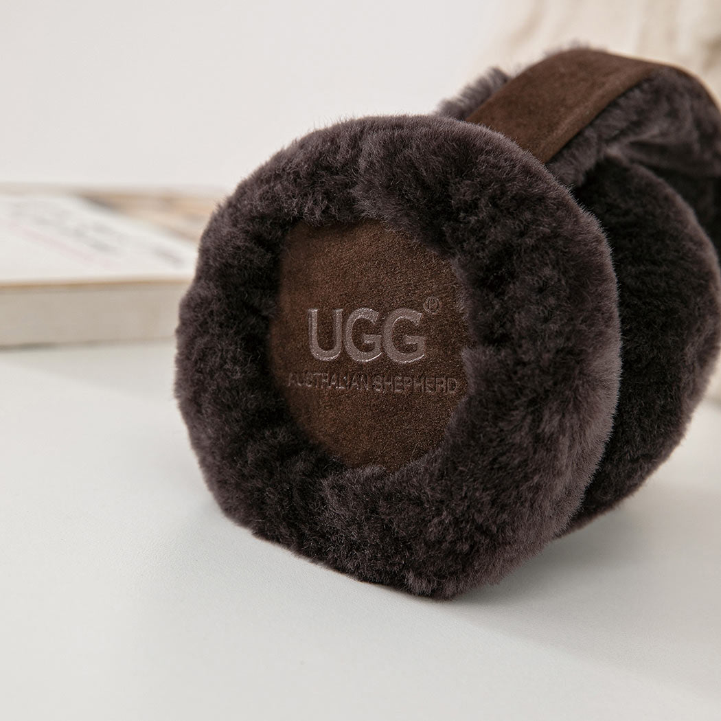 AUSTRALIAN SHEPHERD® UGG Kids Adjustable Sheepskin Wool Earmuff Connie ASA 016