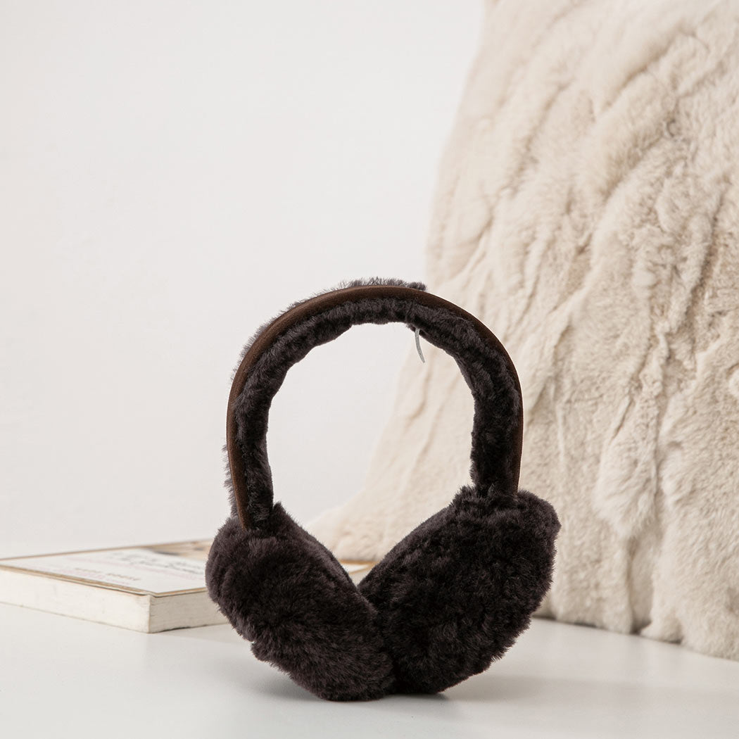 AUSTRALIAN SHEPHERD® UGG Kids Adjustable Sheepskin Wool Earmuff Connie ASA 016
