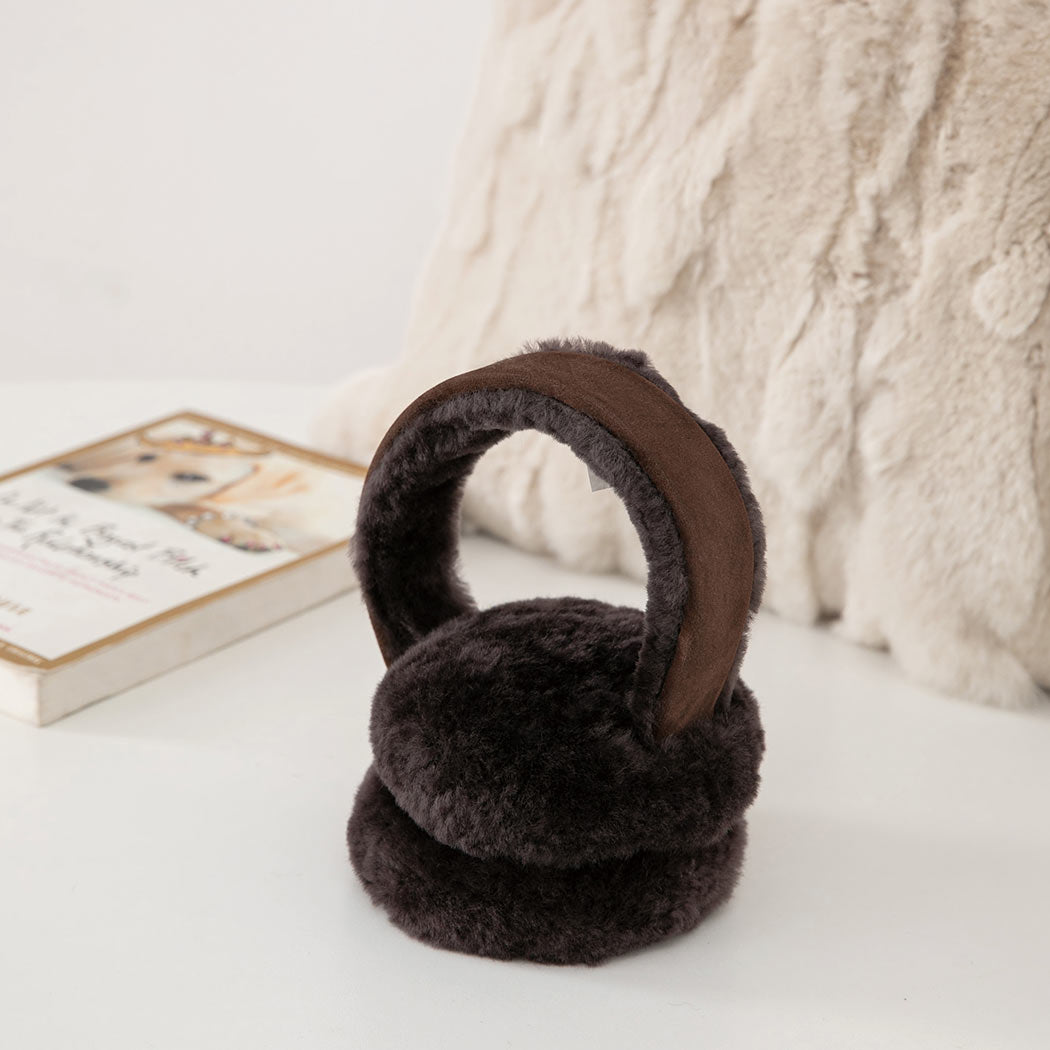 AUSTRALIAN SHEPHERD® UGG Kids Adjustable Sheepskin Wool Earmuff Connie ASA 016