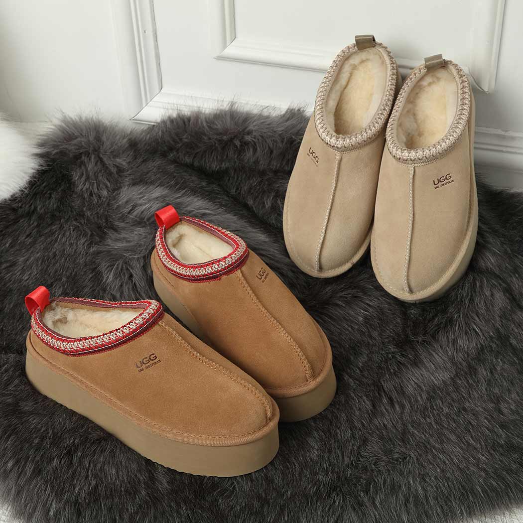 DK UGG Fynn Women Platform Tazzy Slippers DK 117