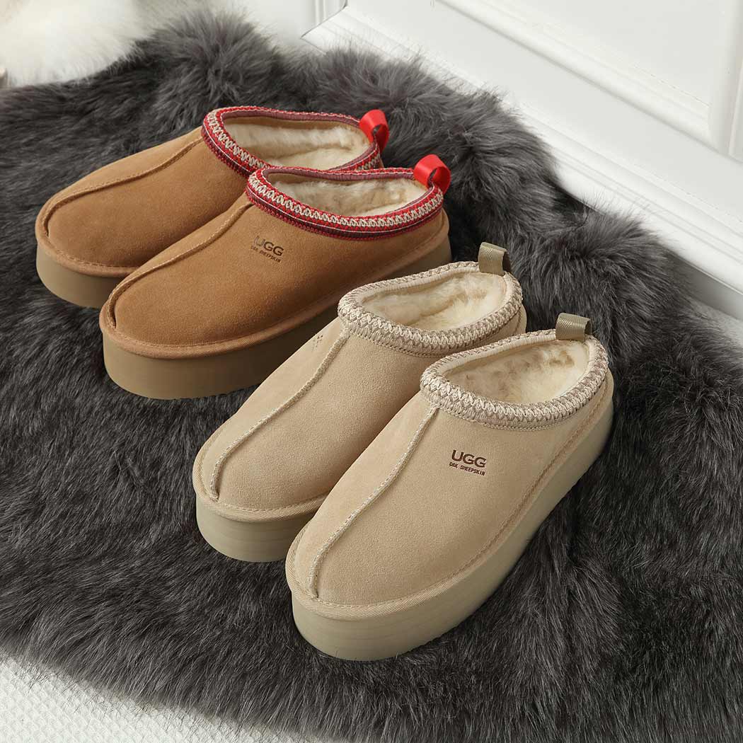 DK UGG Fynn Women Platform Tazzy Slippers DK 117