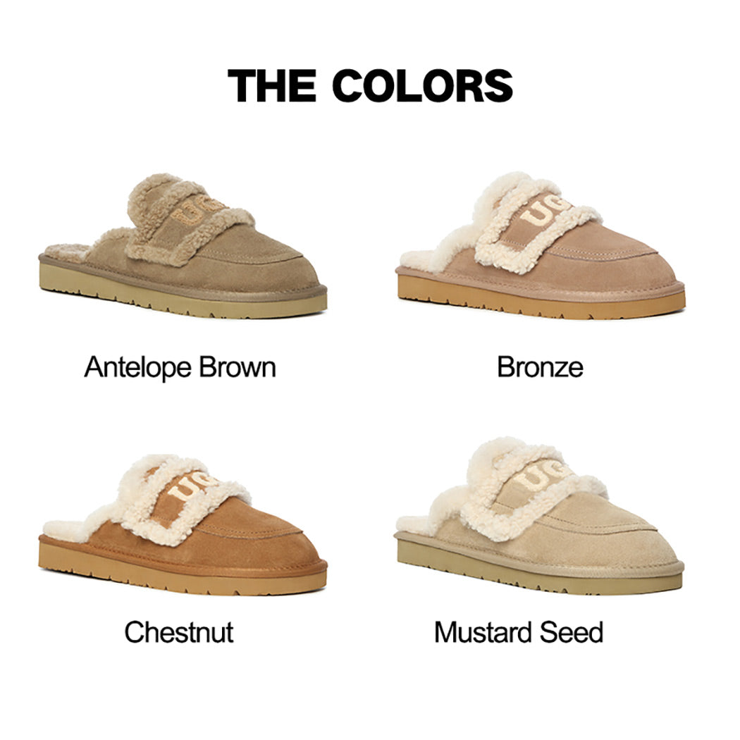 DK UGG Erin Scuff Shearling Slipper DK 143