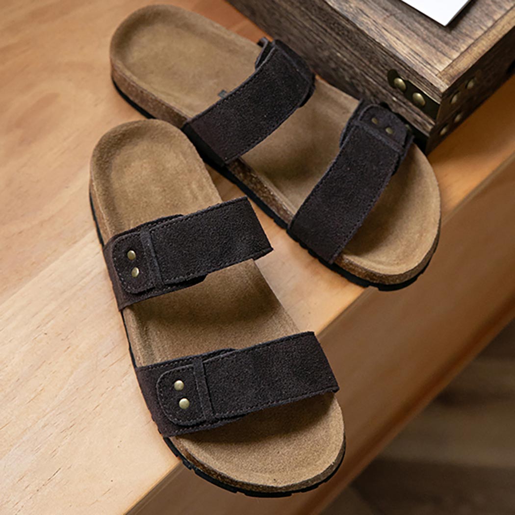 EVERAU® Double Straps Slip-on Summer Sandal Slides Aurelia EA 2053