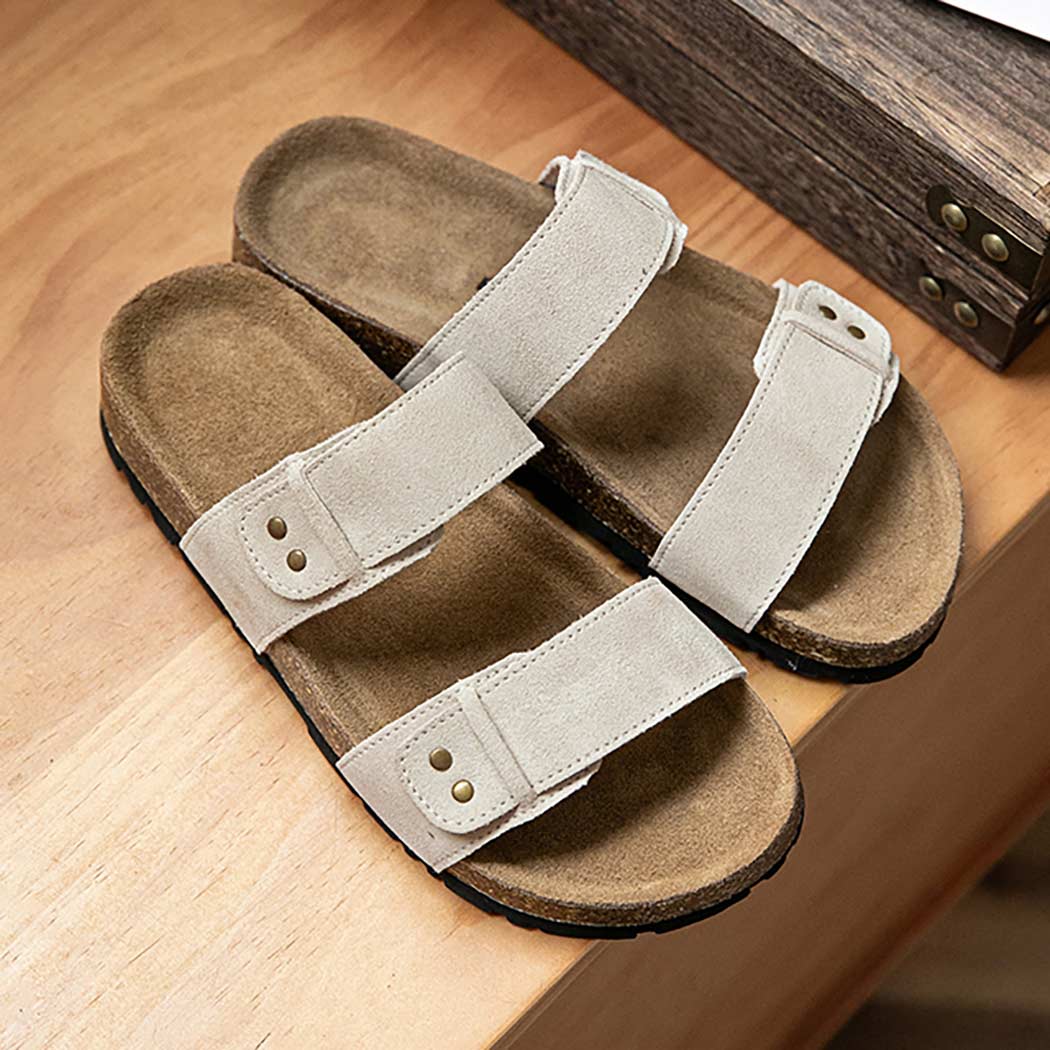 EVERAU® Double Straps Slip-on Summer Sandal Slides Aurelia EA 2053