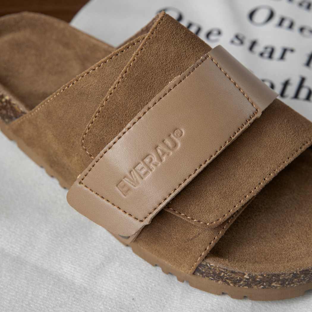 EVERAU® Adjustable Strap Slip-on Summer Sandal Slides Terrain EA 2054