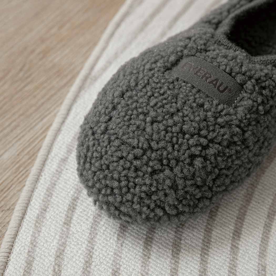 EVERAU® UGG Slippers Women Curly Sheepskin Wool Elastic Lucina EA 2055
