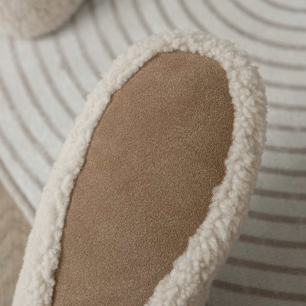 EVERAU® UGG Slippers Women Curly Sheepskin Wool Elastic Lucina EA 2055