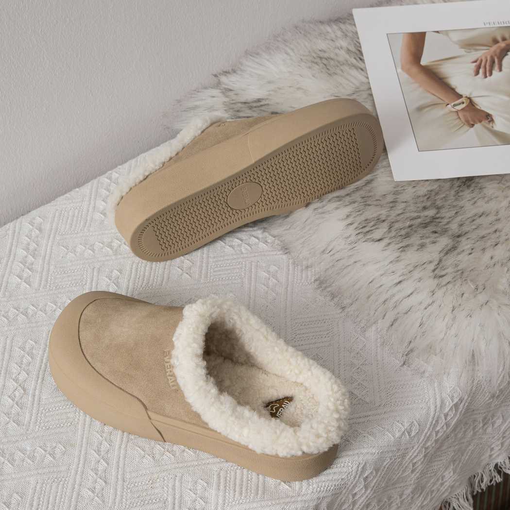 EVERAUĀ® UGG Slippers Sheepskin Wool Scuff Staney EA 2060
