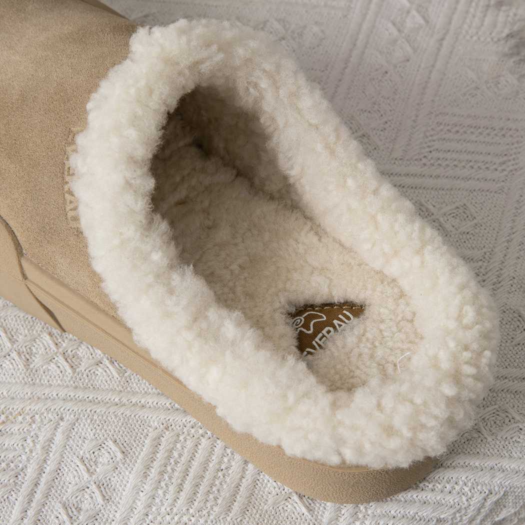 EVERAUĀ® UGG Slippers Sheepskin Wool Scuff Staney EA 2060