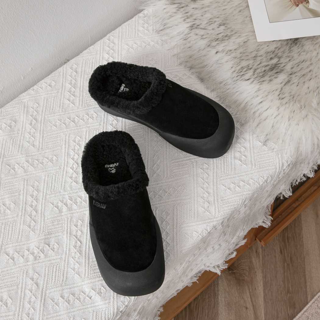 EVERAUĀ® UGG Slippers Sheepskin Wool Scuff Staney EA 2060
