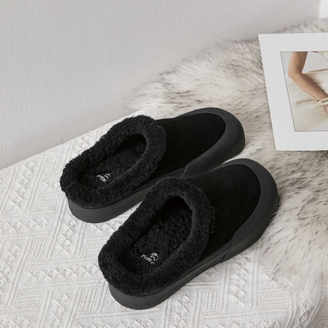EVERAUĀ® UGG Slippers Sheepskin Wool Scuff Staney EA 2060