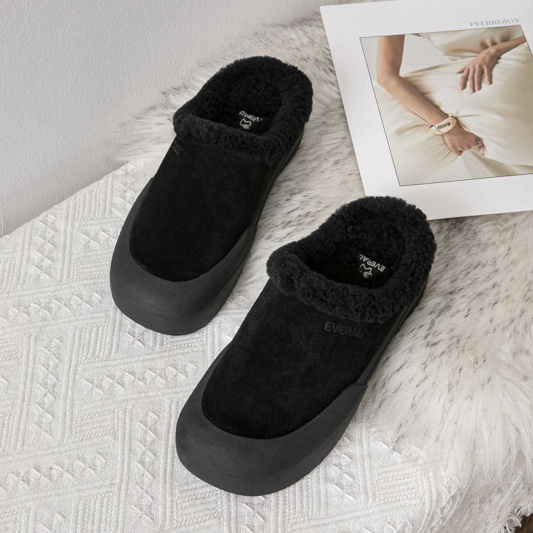 EVERAUĀ® UGG Slippers Sheepskin Wool Scuff Staney EA 2060