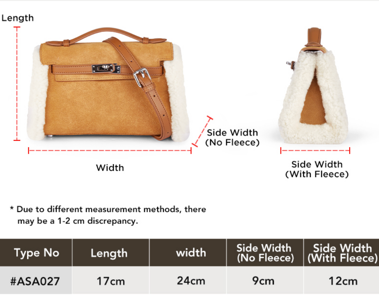 AUSTRALIAN SHEPHERD® Cow Suede Shoulder Bag Tote Kelvy ASA 027