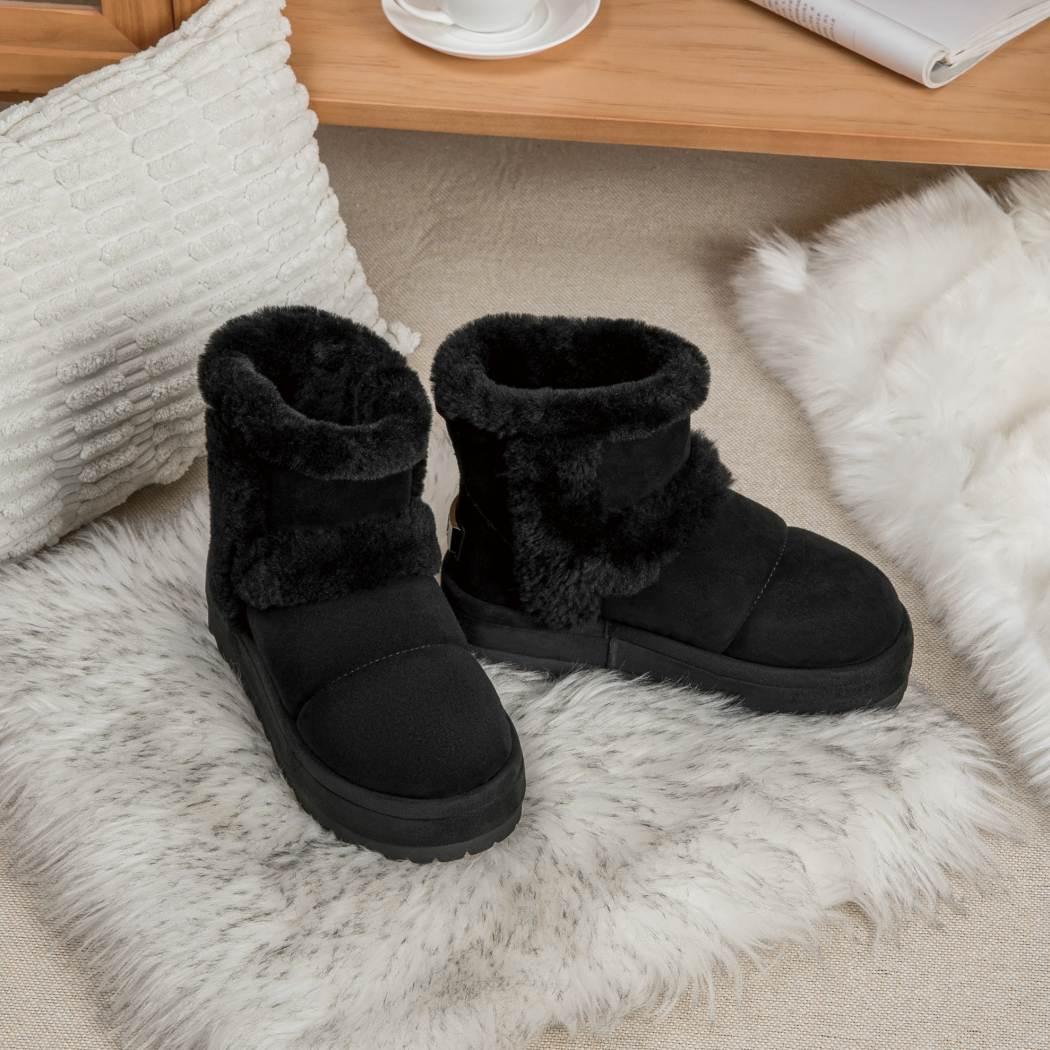 UGG EVERAU® Udelia Platform Shearling-Lined Boots UEA 3007
