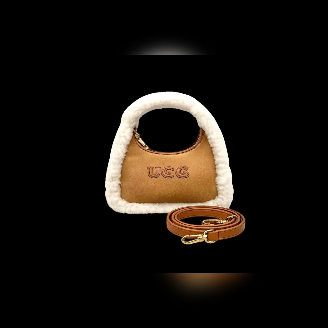 OZWEAR UGG COZY SHEARLING HOBO BAG OZB 060
