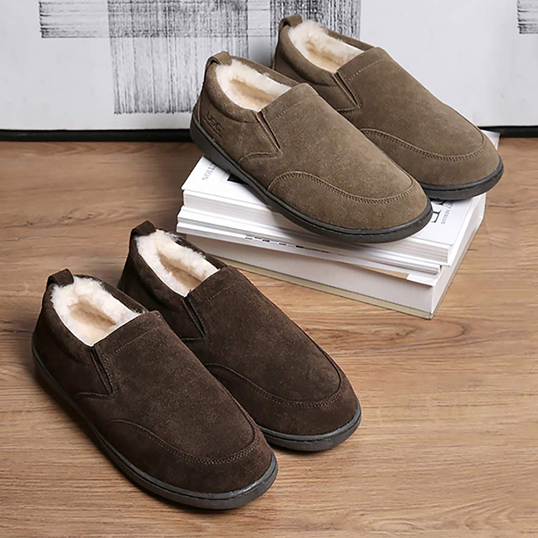 AUSTRALIAN SHEPHERD® UGG Slippers Men Sheepskin Wool Ankle Dino AS 2011