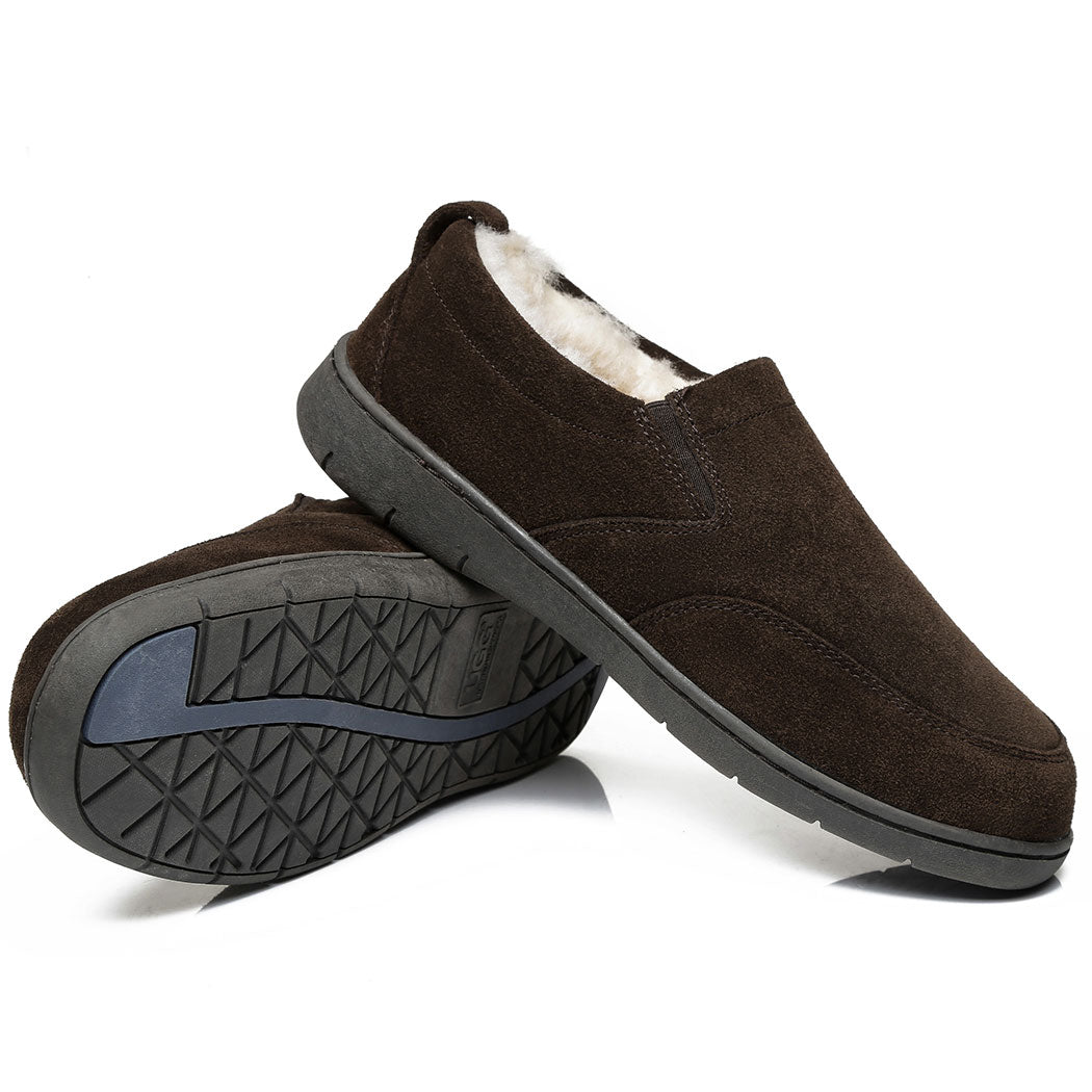 AUSTRALIAN SHEPHERD® UGG Slippers Men Sheepskin Wool Ankle Dino AS 2011