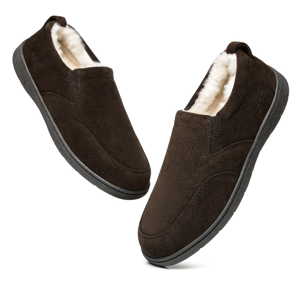 AUSTRALIAN SHEPHERD® UGG Slippers Men Sheepskin Wool Ankle Dino AS 2011