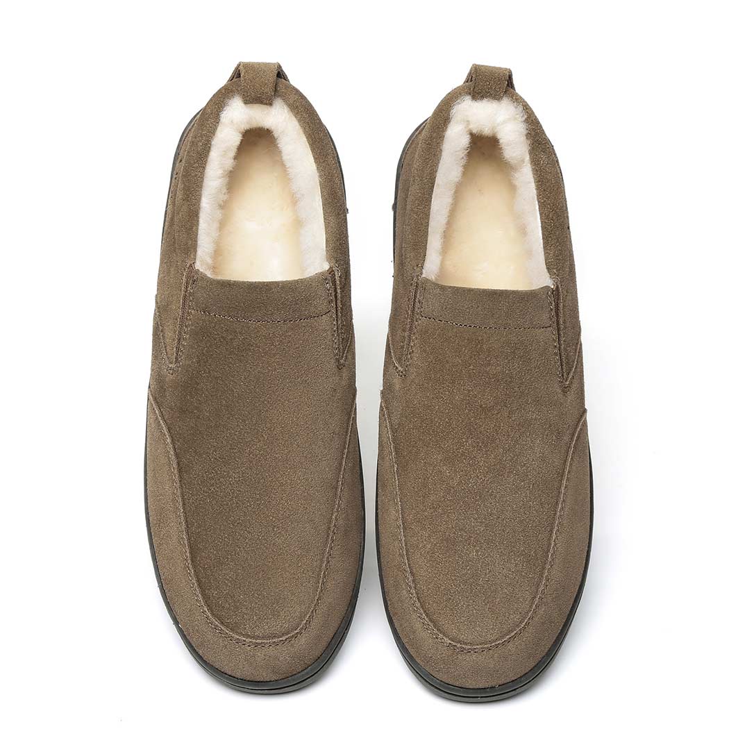 AUSTRALIAN SHEPHERD® UGG Slippers Men Sheepskin Wool Ankle Dino AS 2011