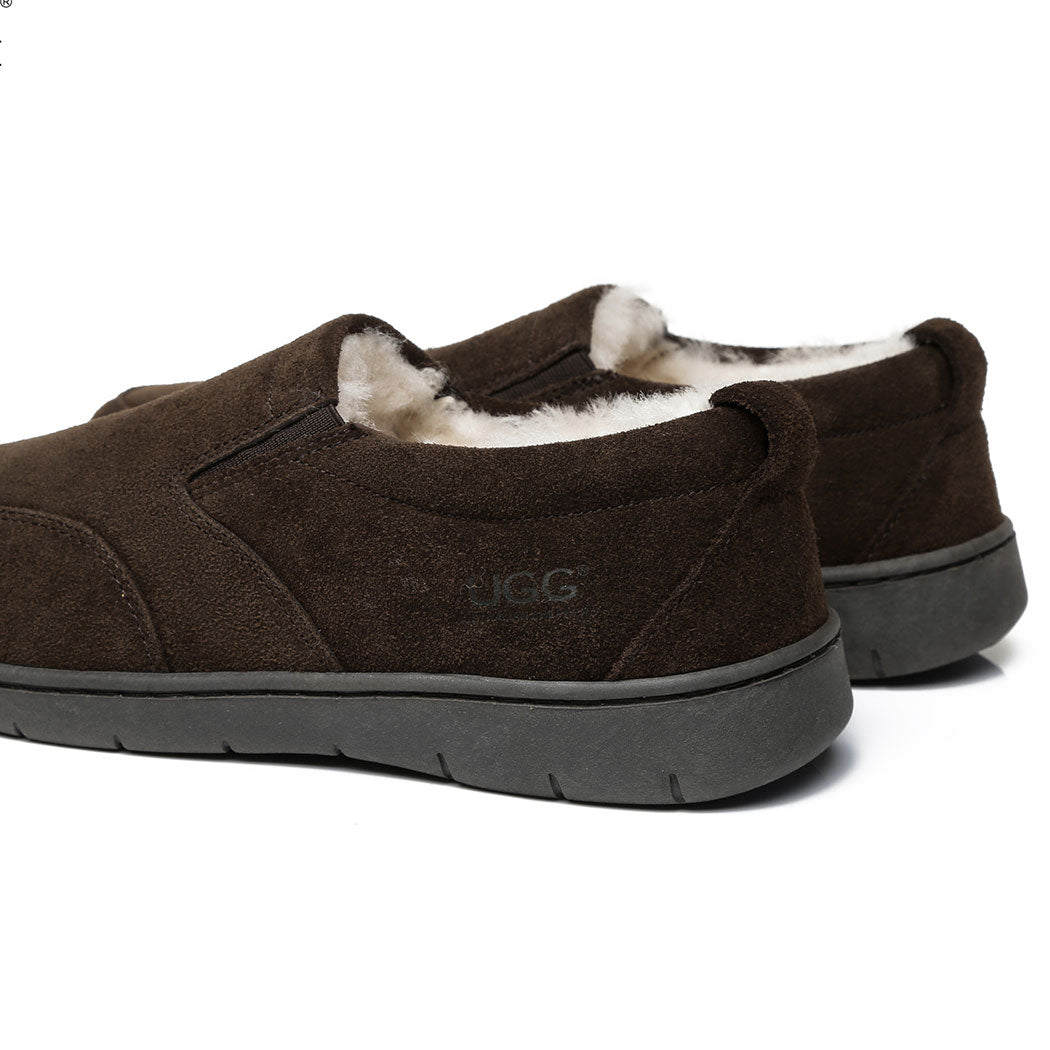 AUSTRALIAN SHEPHERD® UGG Slippers Men Sheepskin Wool Ankle Dino AS 2011