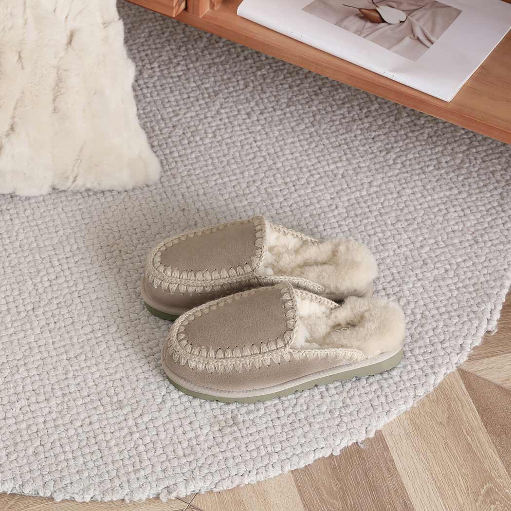 AUSTRALIAN SHEPHERD® UGG Slippers Women Sheepskin Wool Knitted Sophia AS 2072
