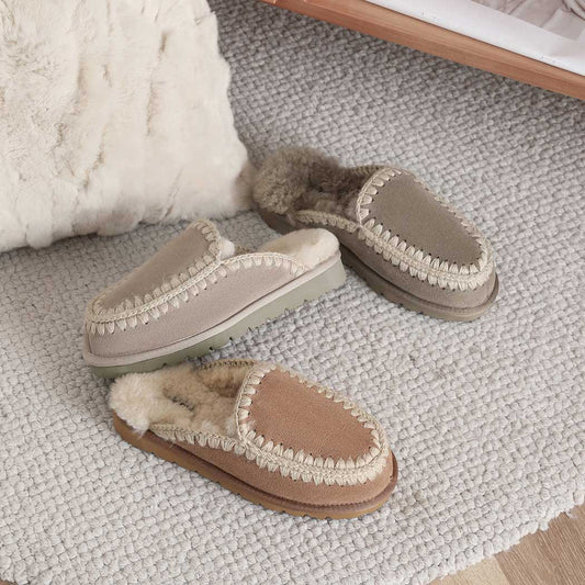 AUSTRALIAN SHEPHERD® UGG Slippers Women Sheepskin Wool Knitted Sophia AS 2072