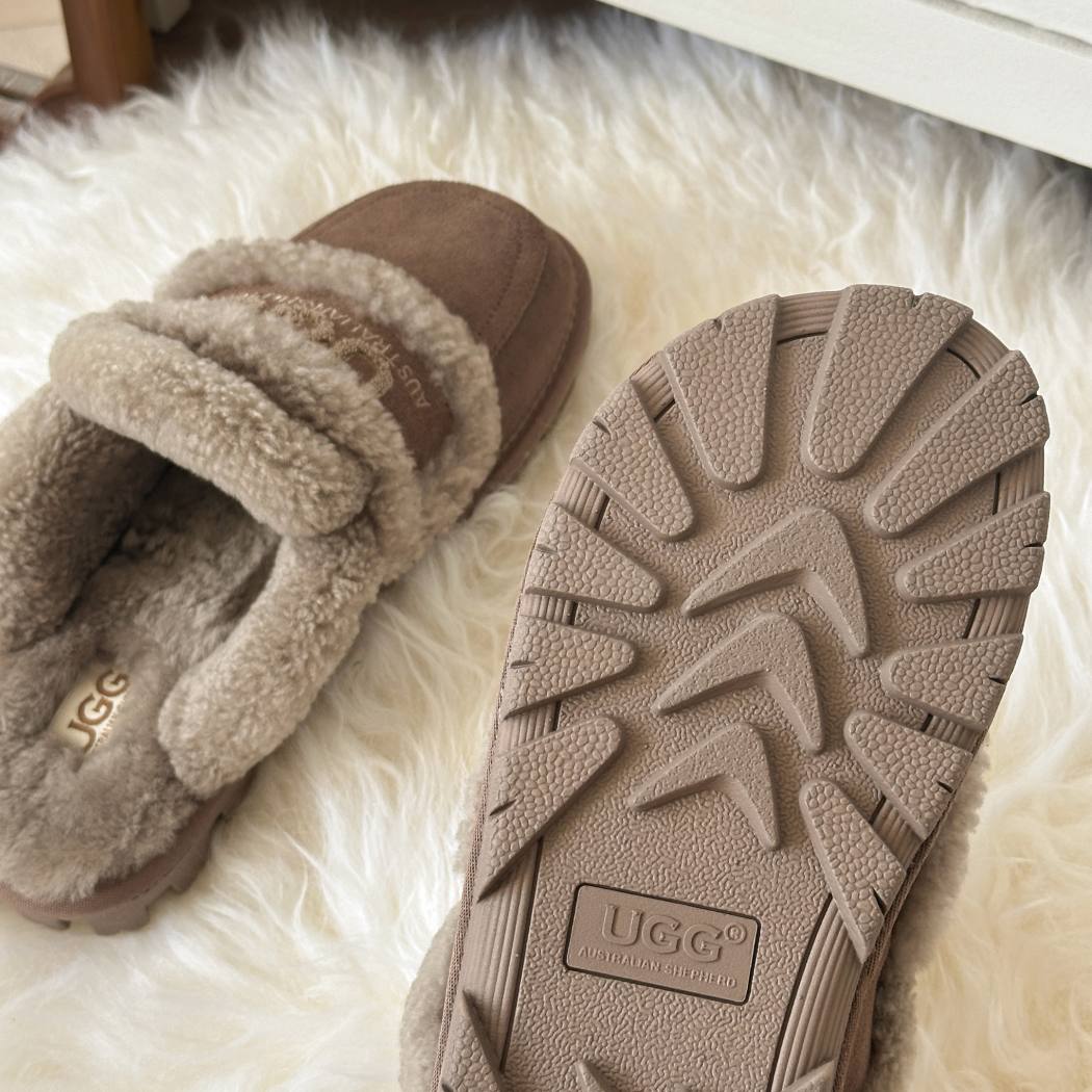 AUSTRALIAN SHEPHERD® UGG Slippers Women Sheepskin Shearling Lined Rilee AS 2089