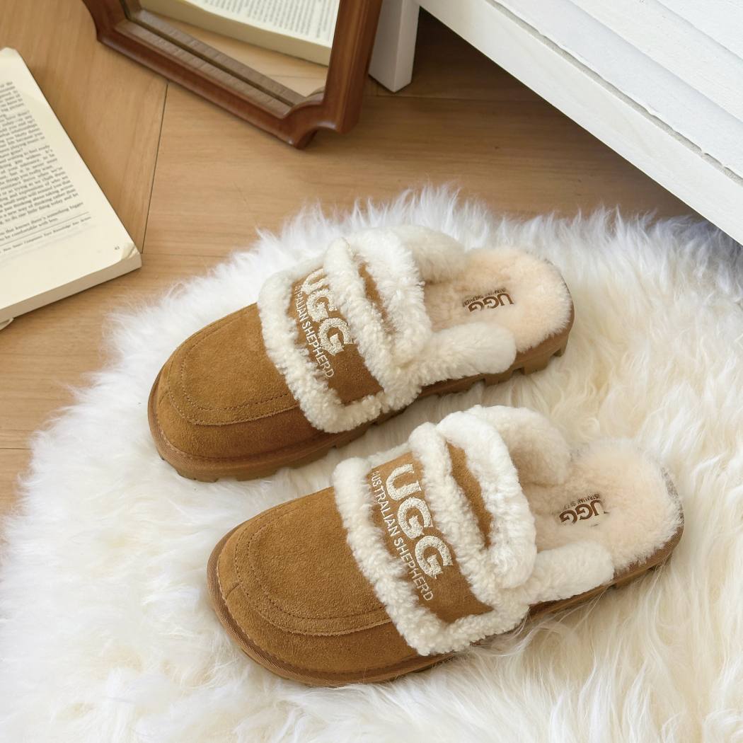 AUSTRALIAN SHEPHERD® UGG Slippers Women Sheepskin Shearling Lined Rilee AS 2089