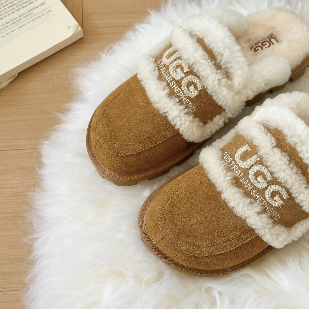 AUSTRALIAN SHEPHERD® UGG Slippers Women Sheepskin Shearling Lined Rilee AS 2089