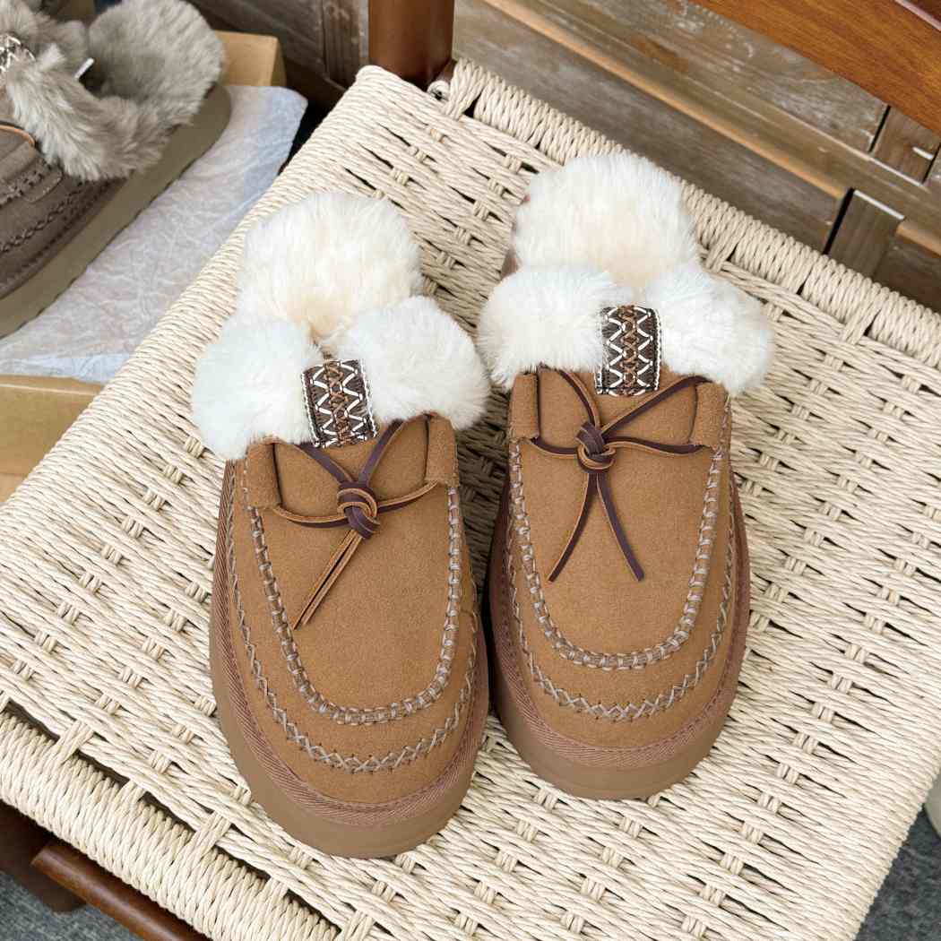 AUSTRALIAN SHEPHERD® UGG Slippers Women Sheepskin Wool Platform Sammy AS 2094