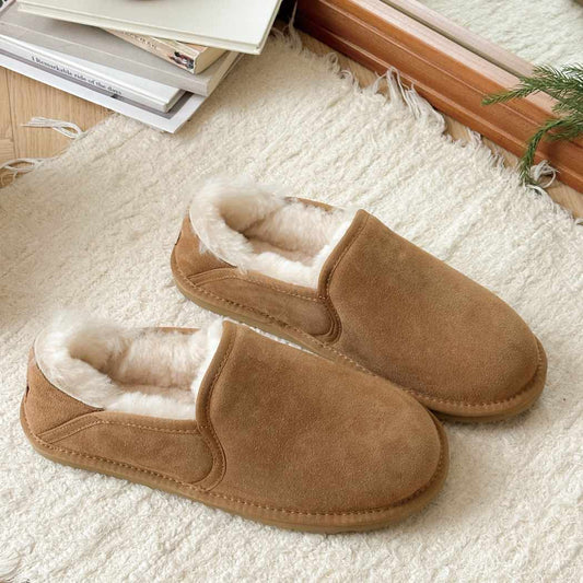 Australian Shepherd® Men's Sheepskin Wool Barn Slippers  AS 2098