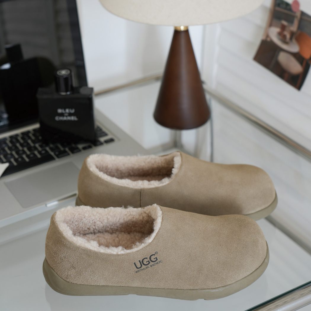 AUSTRALIAN SHEPHERD® Brett Sheepskin Wool Ankle Clog Slippers AS 2100