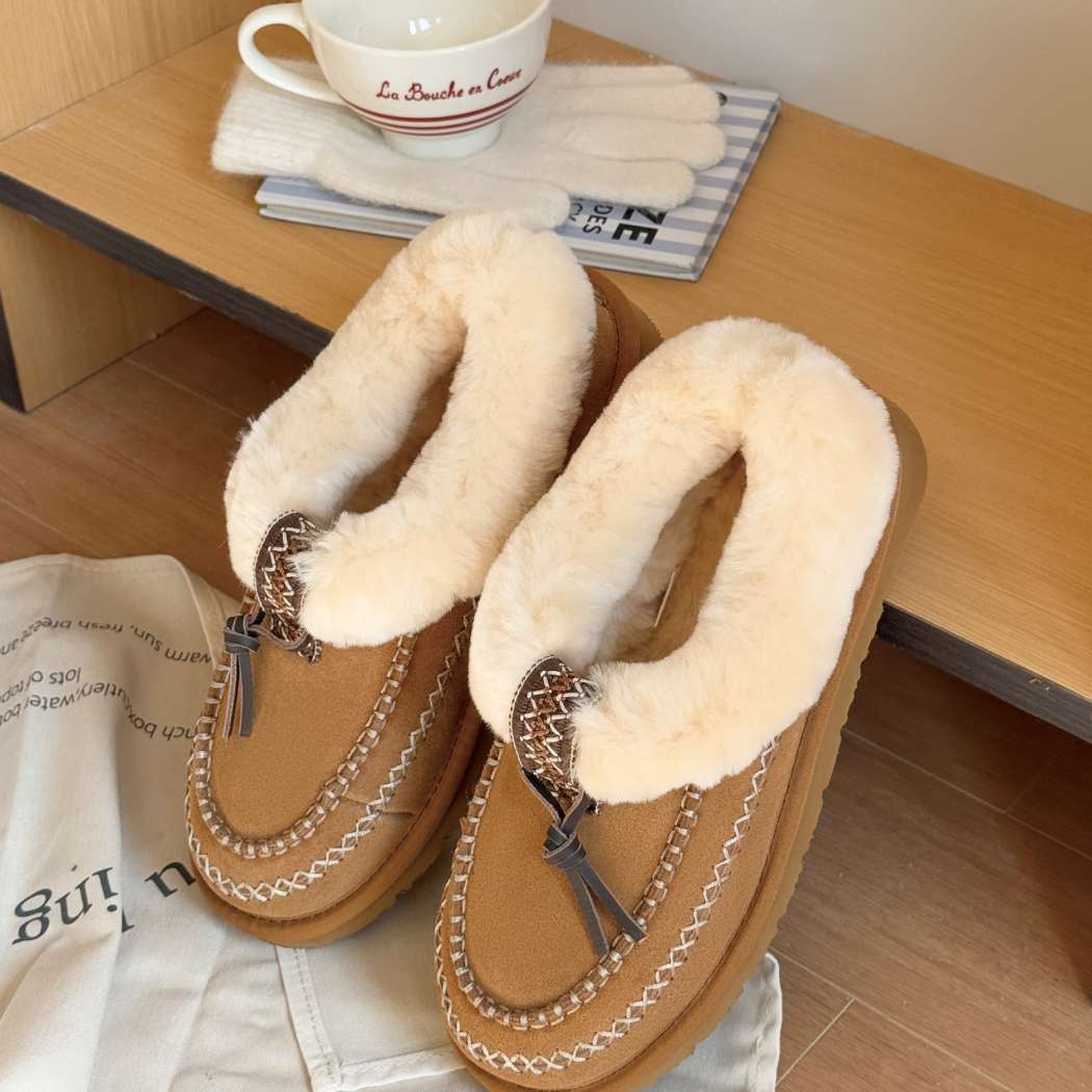 AUSTRALIAN SHEPHERD® Draco Sheepskin Wool Moccasin Slippers AS 2101