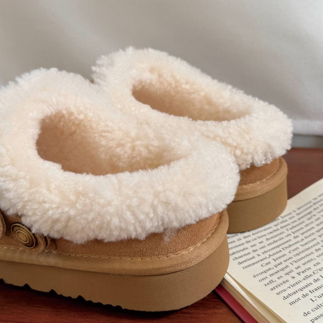 AUSTRALIAN SHEPHERD® UGG Slippers Sheepskin Wool Adjustable Strap Ankle AS 2112