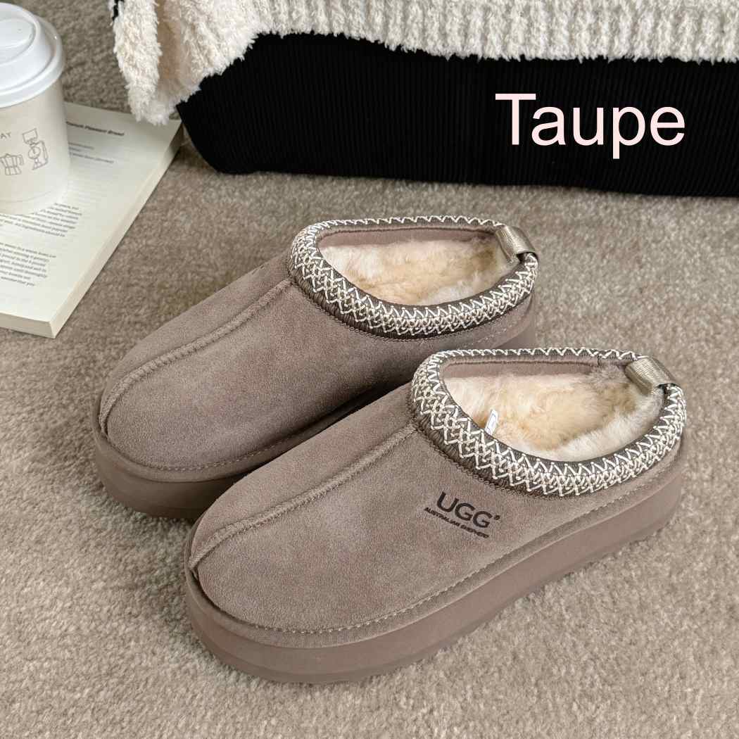 AUSTRALIAN SHEPHERD® UGG Slippers Sheepskin Wool Ankle Platform Tazzy Tay AS 2114