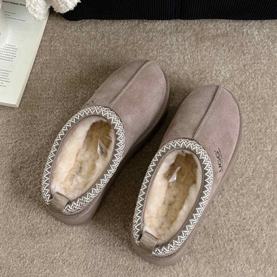 AUSTRALIAN SHEPHERD® UGG Slippers Sheepskin Wool Ankle Platform Tazzy Tay AS 2114