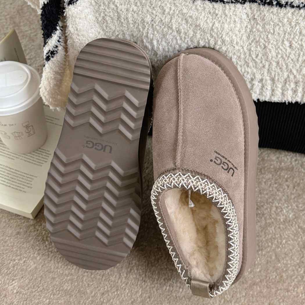 AUSTRALIAN SHEPHERD® UGG Slippers Sheepskin Wool Ankle Platform Tazzy Tay AS 2114