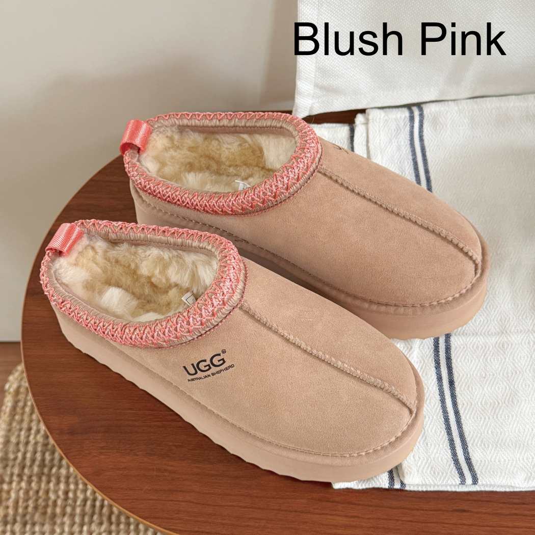 AUSTRALIAN SHEPHERD® UGG Slippers Sheepskin Wool Ankle Platform Tazzy Tay AS 2114