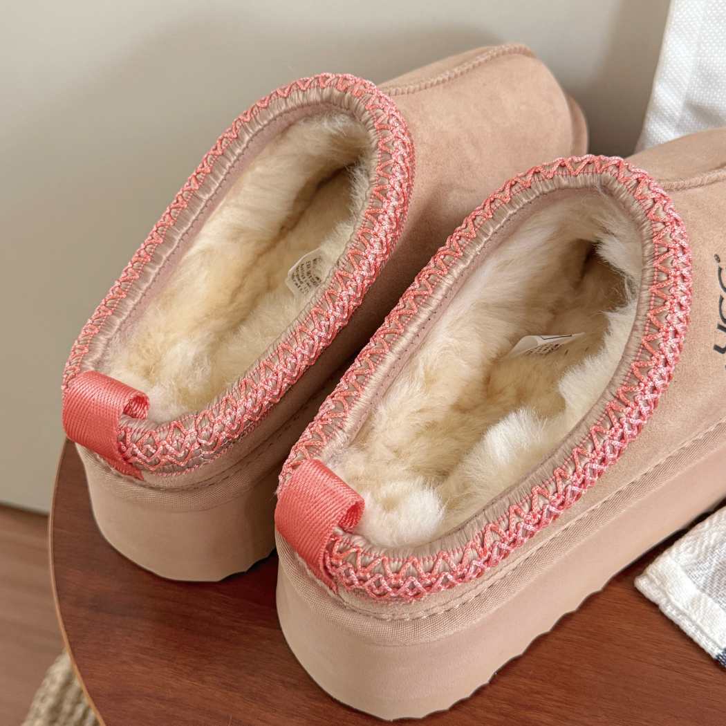 AUSTRALIAN SHEPHERD® UGG Slippers Sheepskin Wool Ankle Platform Tazzy Tay AS 2114