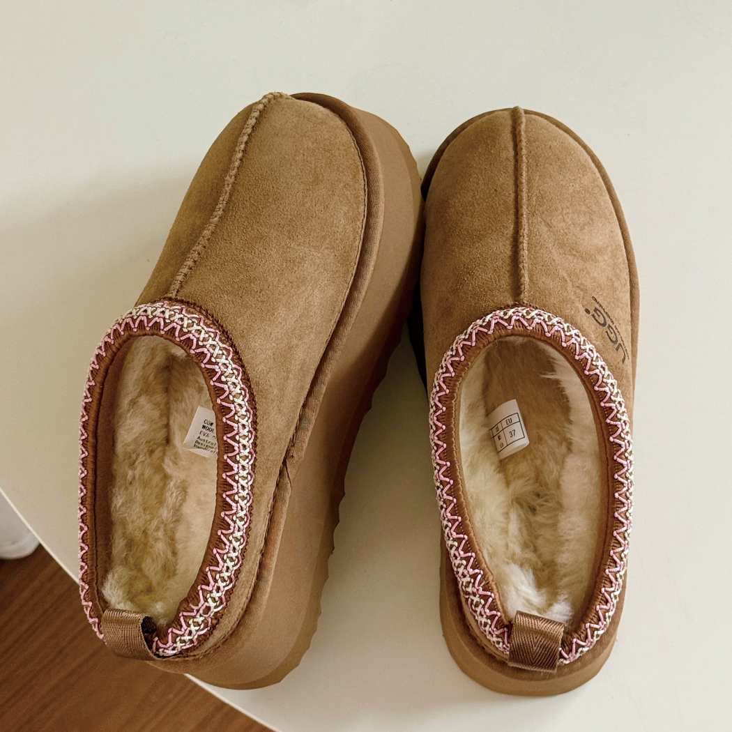 AUSTRALIAN SHEPHERD® UGG Slippers Sheepskin Wool Ankle Platform Tazzy Tay AS 2114