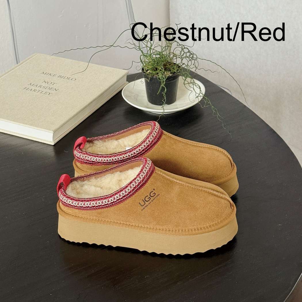 AUSTRALIAN SHEPHERD® UGG Slippers Sheepskin Wool Ankle Platform Tazzy Tay AS 2114