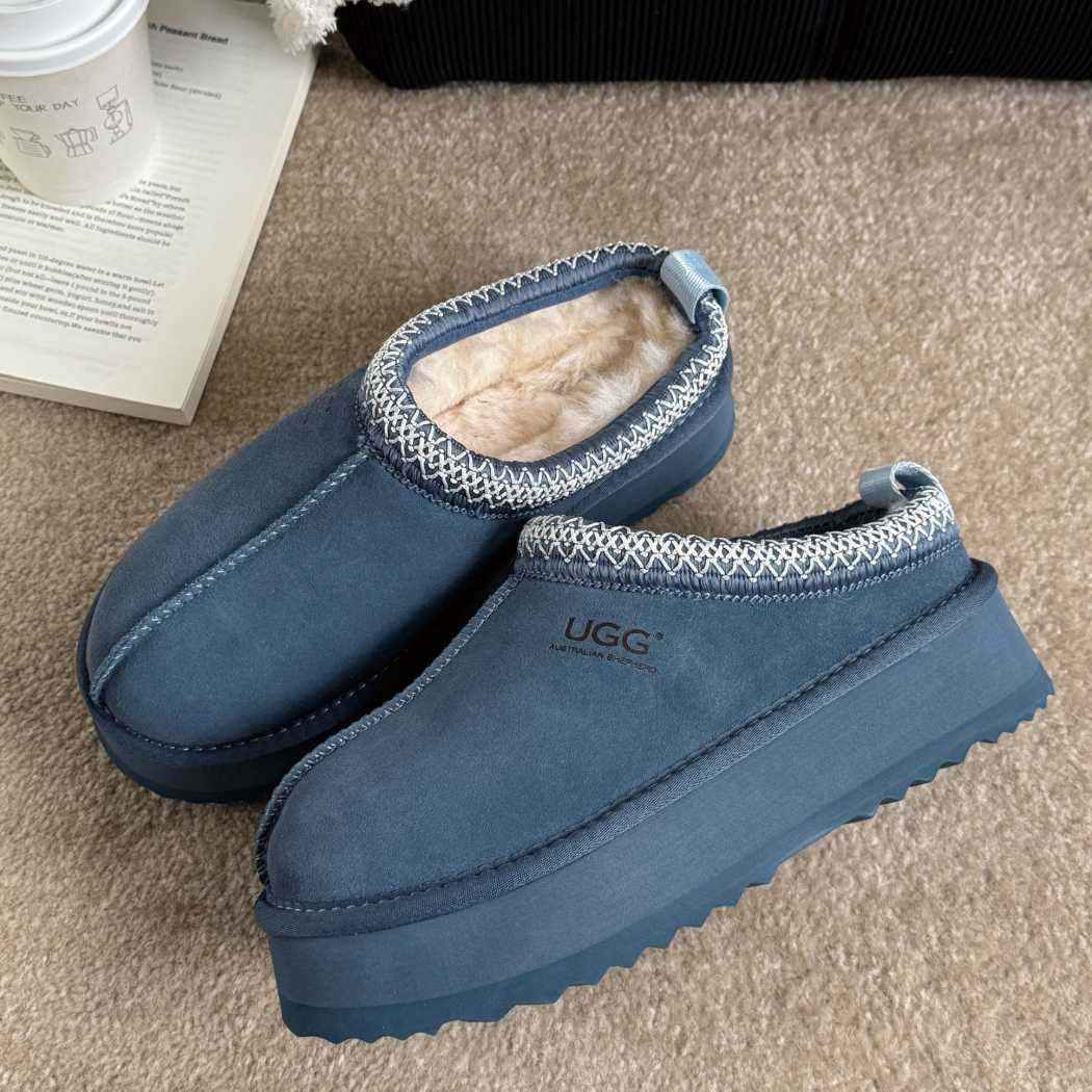 AUSTRALIAN SHEPHERD® UGG Slippers Sheepskin Wool Ankle Platform Tazzy Tay AS 2114