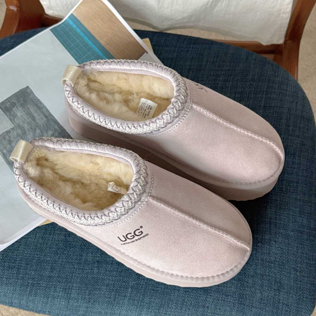 AUSTRALIAN SHEPHERD® UGG Slippers Sheepskin Wool Ankle Platform Tazzy Tay AS 2114