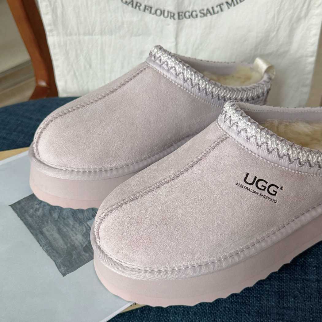 AUSTRALIAN SHEPHERD® UGG Slippers Sheepskin Wool Ankle Platform Tazzy Tay AS 2114