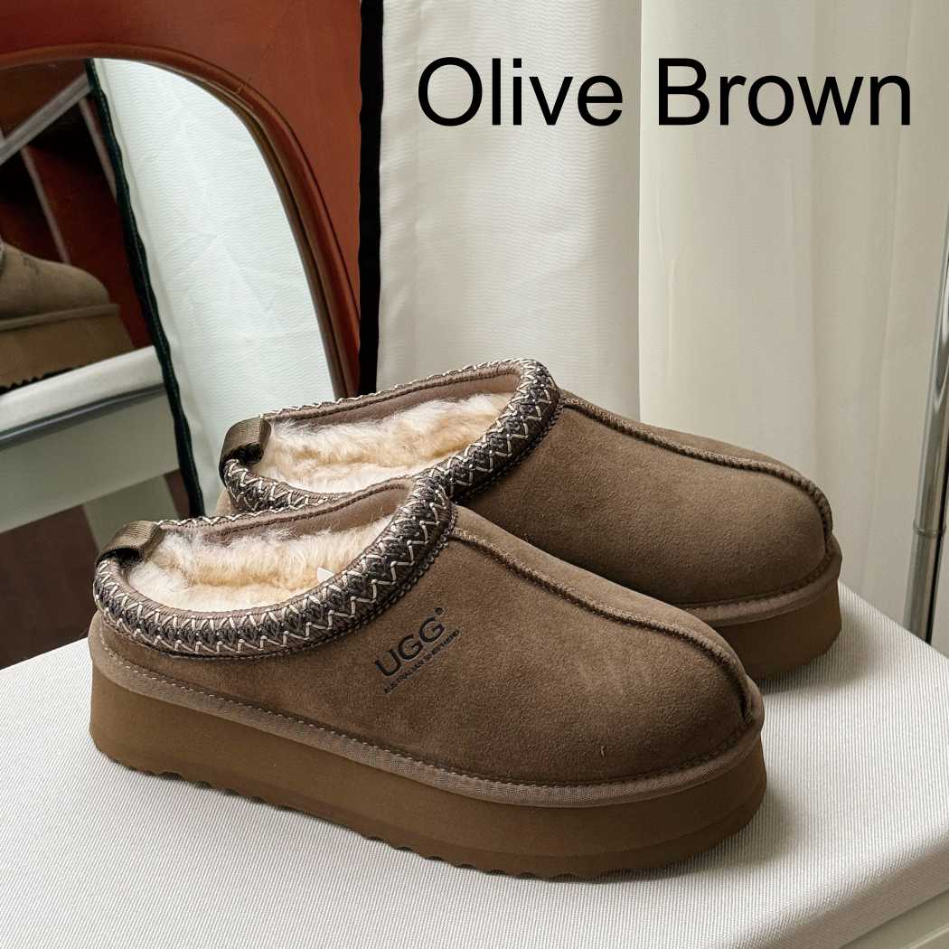 AUSTRALIAN SHEPHERD® UGG Slippers Sheepskin Wool Ankle Platform Tazzy Tay AS 2114